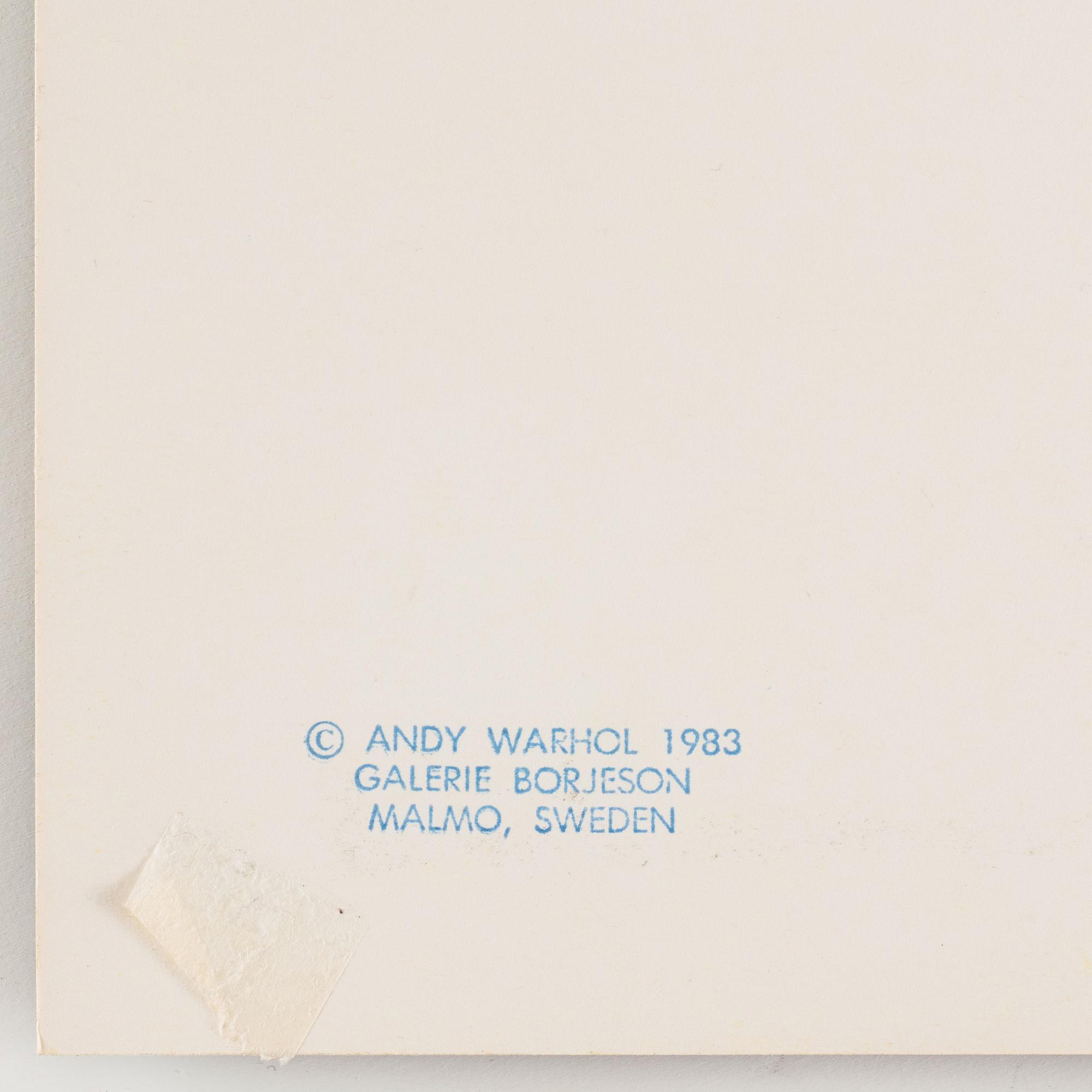 Andy Warhol, "Herself", from: "Three portraits of Ingrid Bergman".