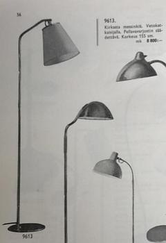 Paavo Tynell, a floor lamp model "9613", Idman, Finland, 1950s.