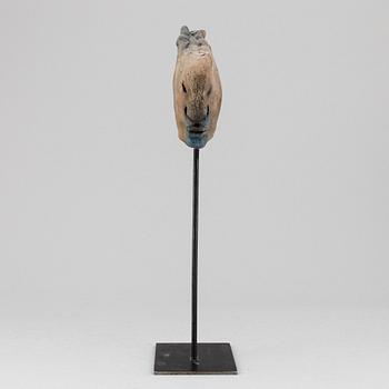 Henrik Allert, a glazed earthenware sculpture, signed.