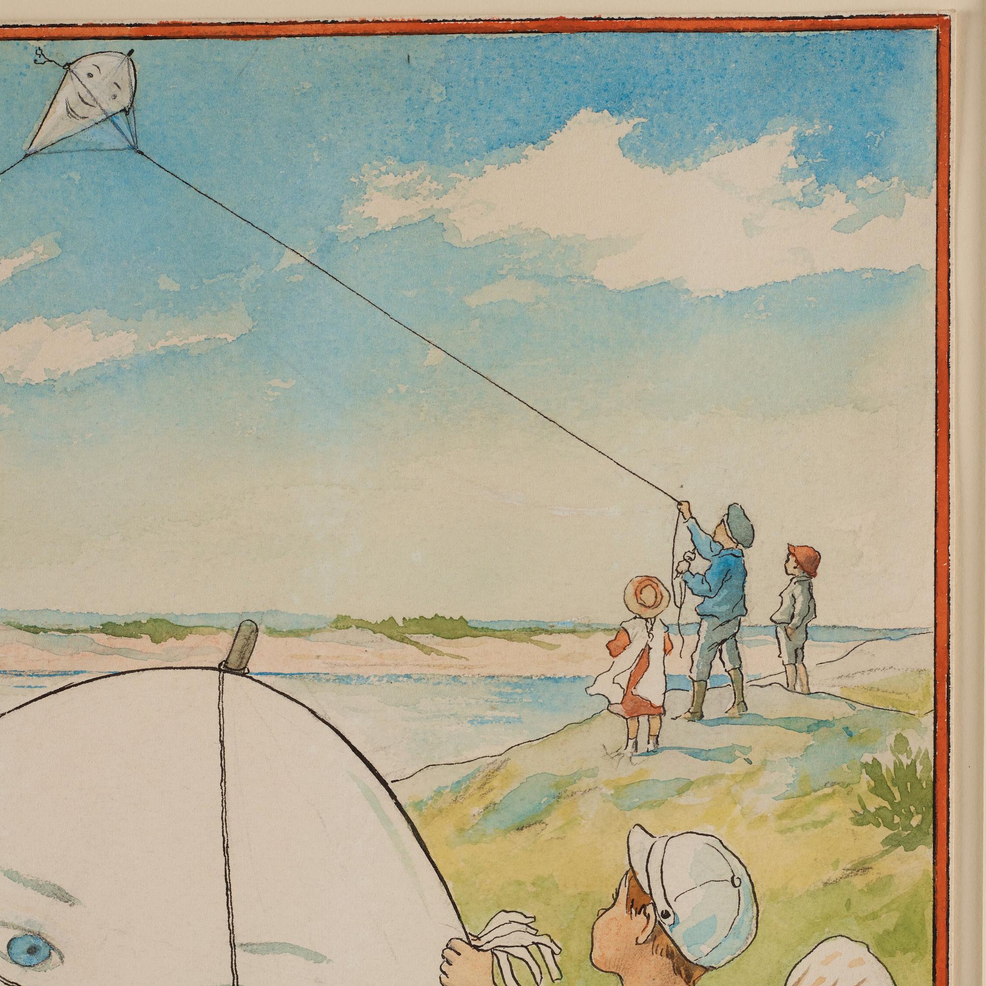 Jenny Nyström, "Ute på ängen" ur "Julkärfven 1904".