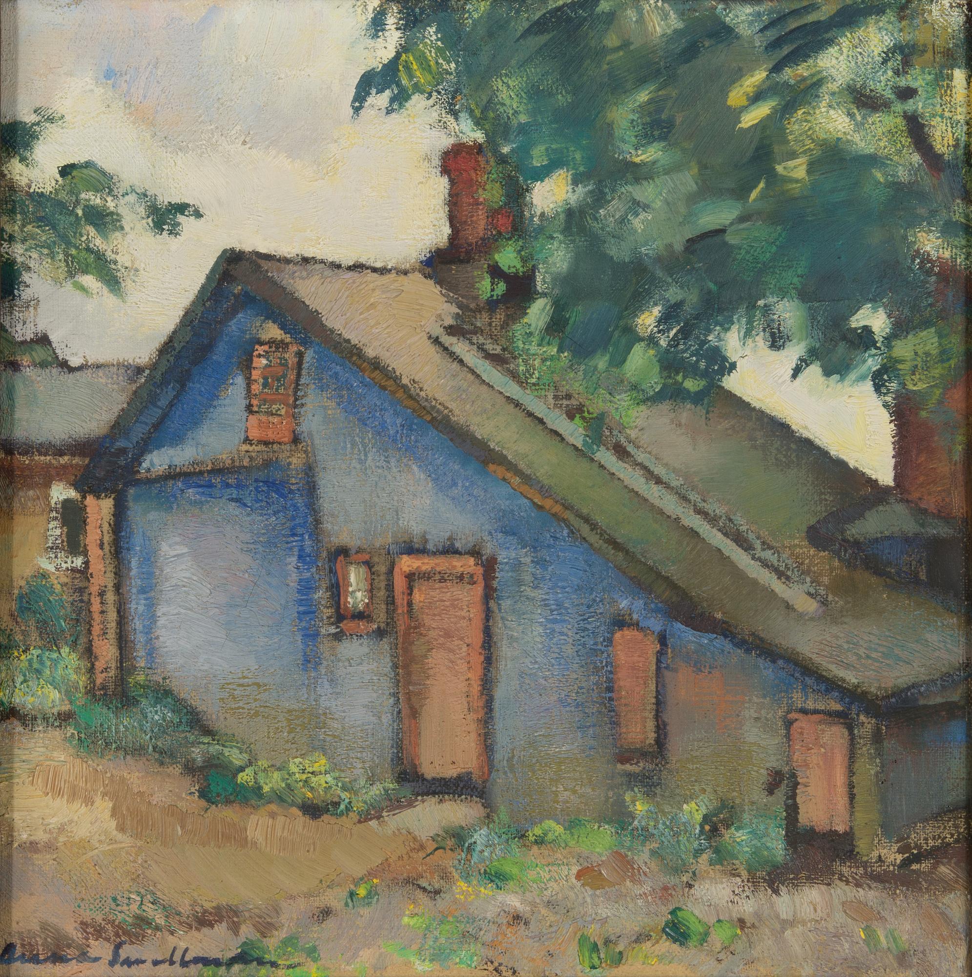 Anna Snellman, oil on canvas, signed.