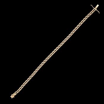 ARMBAND, 18 k guld, 1977. Vikt 9 g.