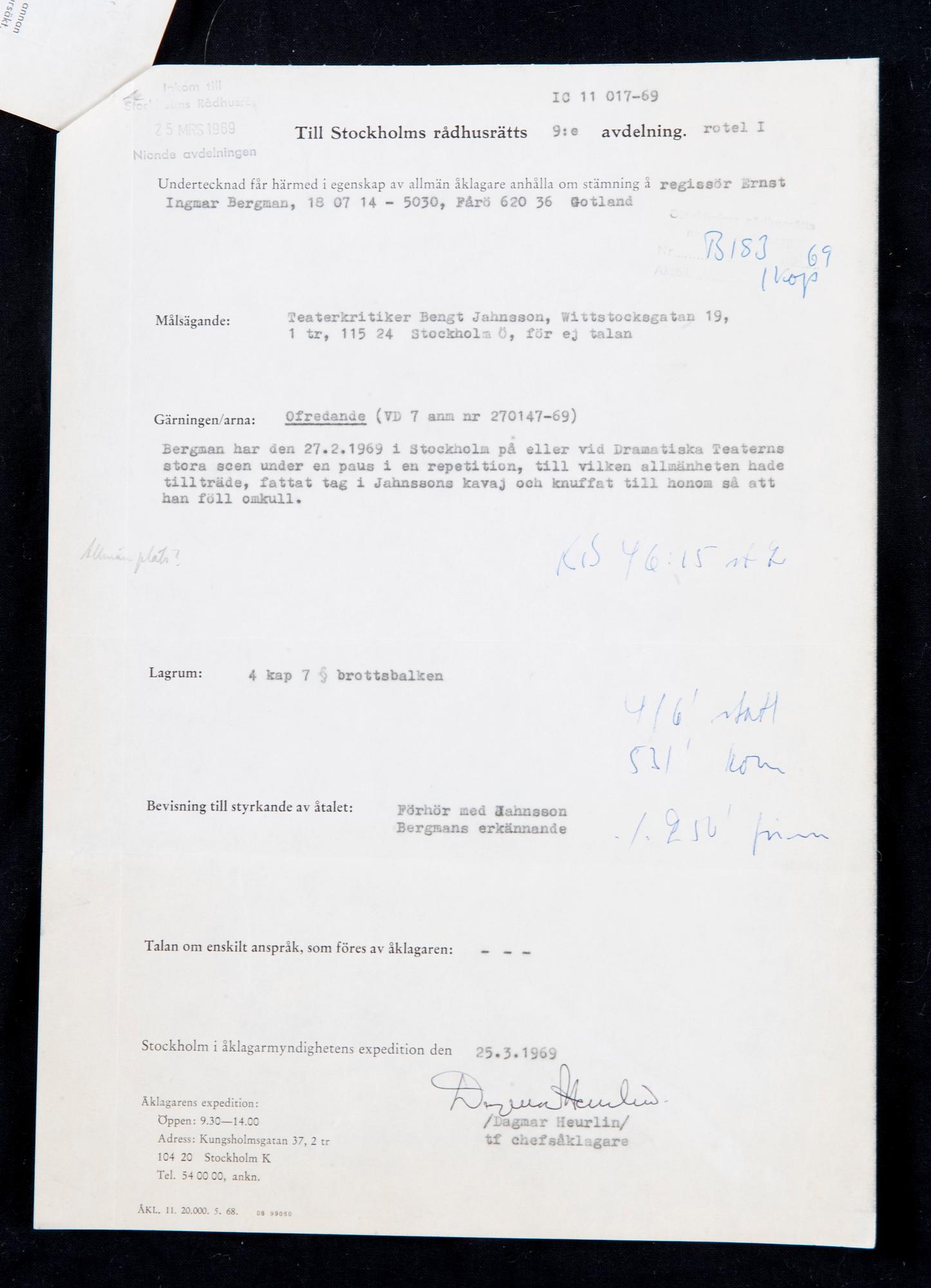 Anders Andersö, "Ingo Bergman".