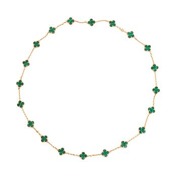 406. A Van Cleef & Arpels "Alhambra" necklace.