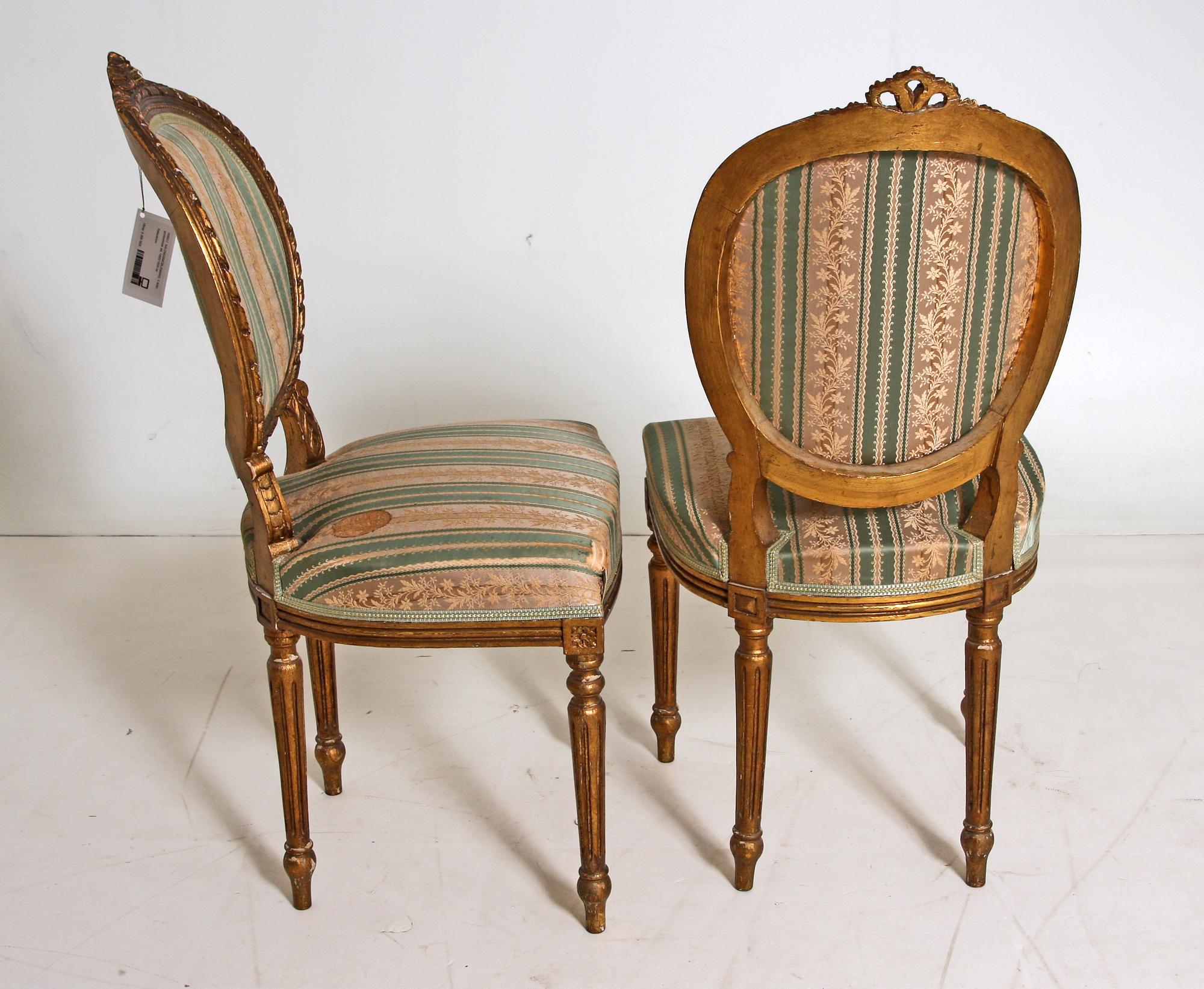 SALONGSMÖBLEMANG, 5 delar, gustaviansk stil, 1800/1900-tal.