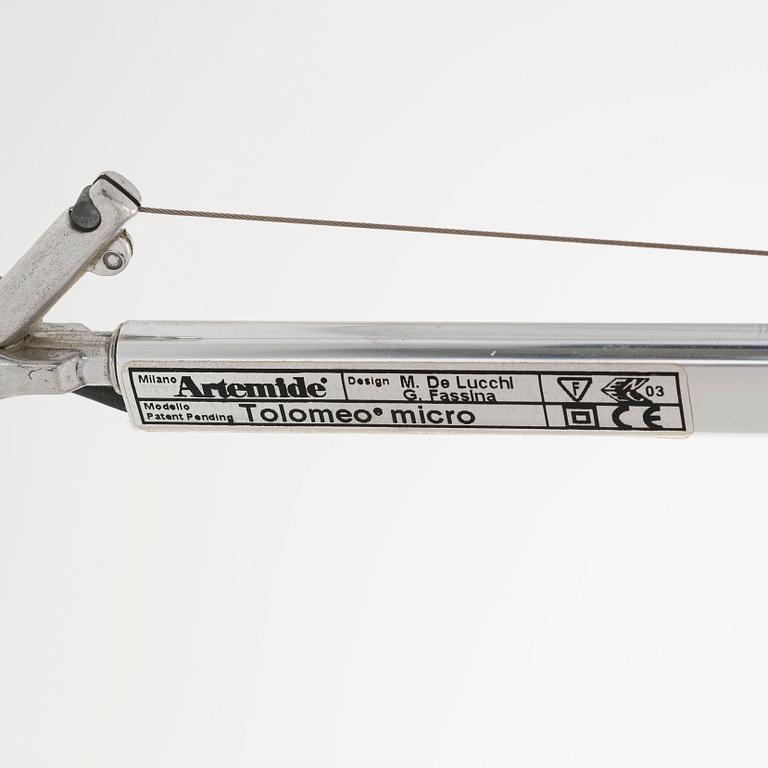 Michele De Lucchi & Giancarlo Fassina, pöytävalaisin, "Tolomeo, micro", Artemide, Italia 2000-luku.