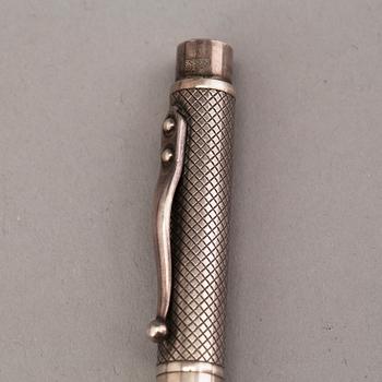 A second half of the 20th century sterling silver pen by Torsten Thorup for Georg Jensen, Denmark.