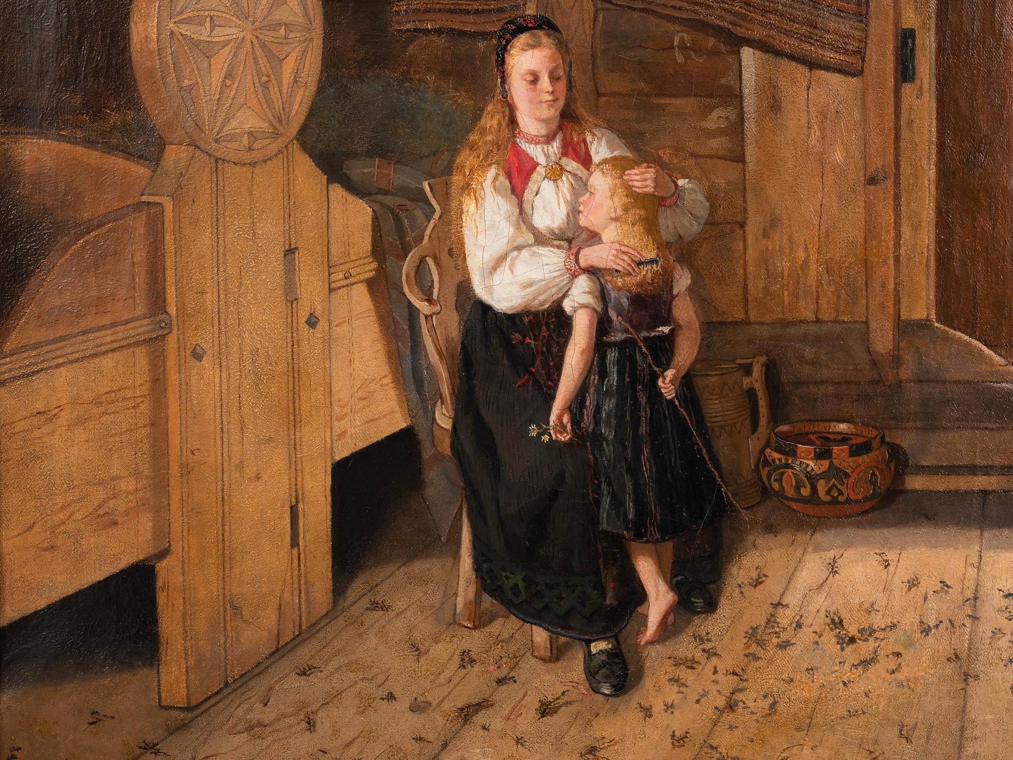 Ernst Josephson, På loftet, Numedal.