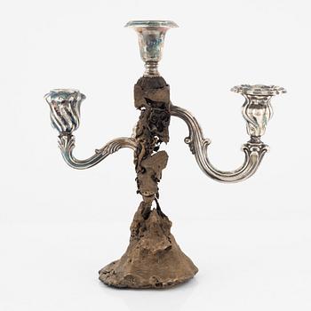 Olle Olls, a candelabra/light object, 2021.