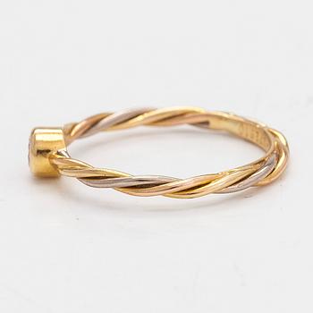 Cartier, ring, 18K guld och diamant ca 0.06 ct.