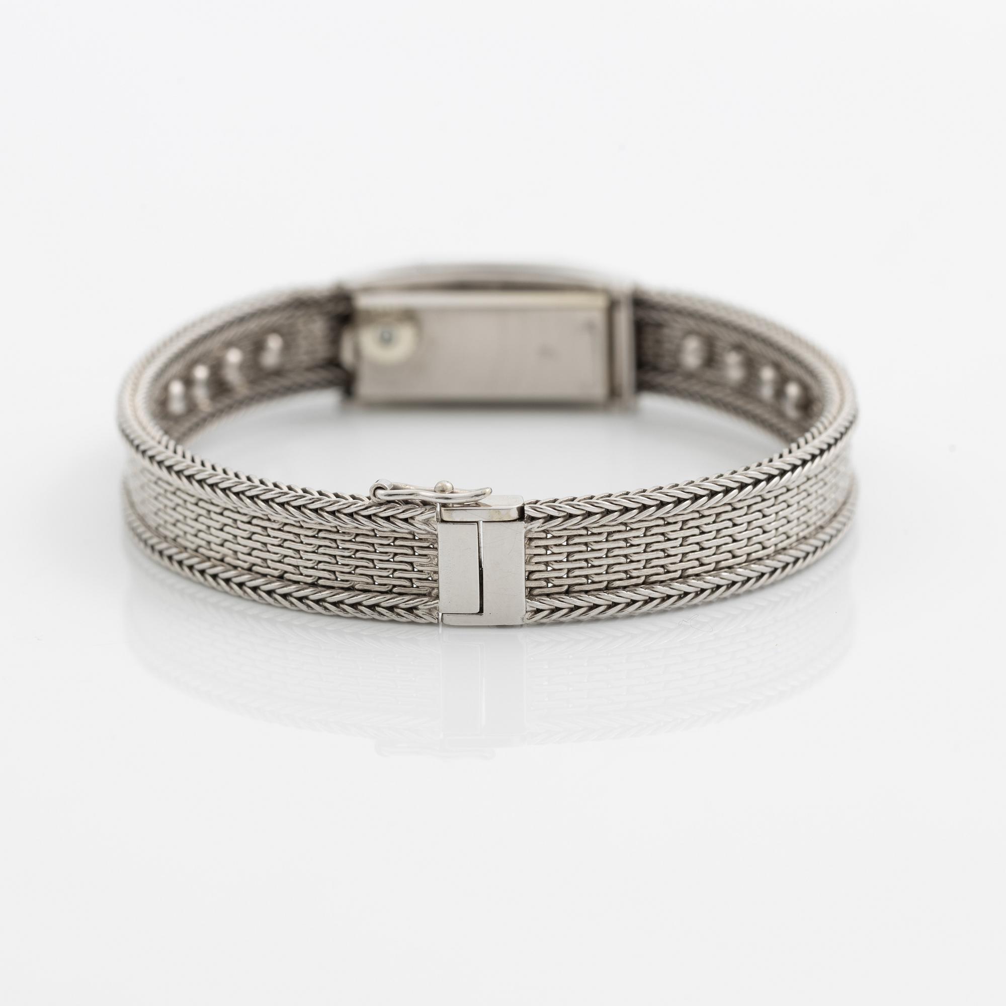 Aftonklocka/smyckeur, Blancpain,  18K vitguld med briljantslipade diamanter.