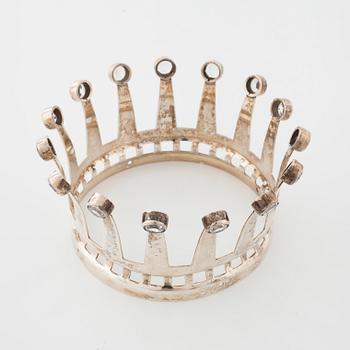 A bridal crown by Karl-Erik Palmberg, för Alton, Falköping, 1968.