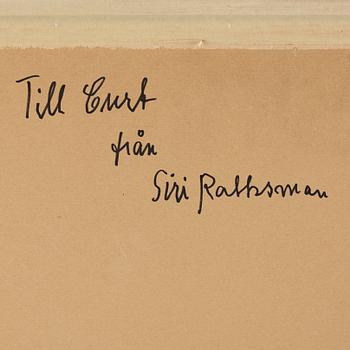 Siri Rathsman, blandteknik. Signerad och daterad 1951.