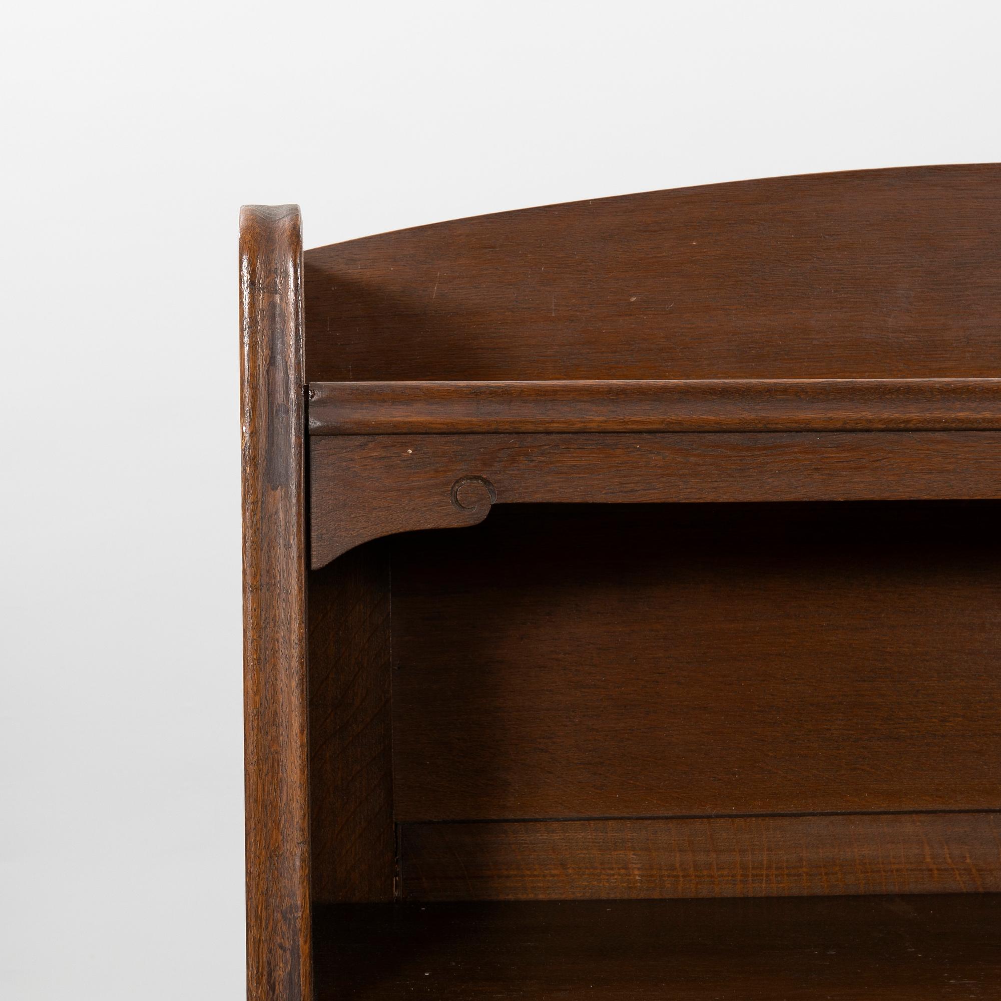 Bookcase Art Nouveau early 20th century.