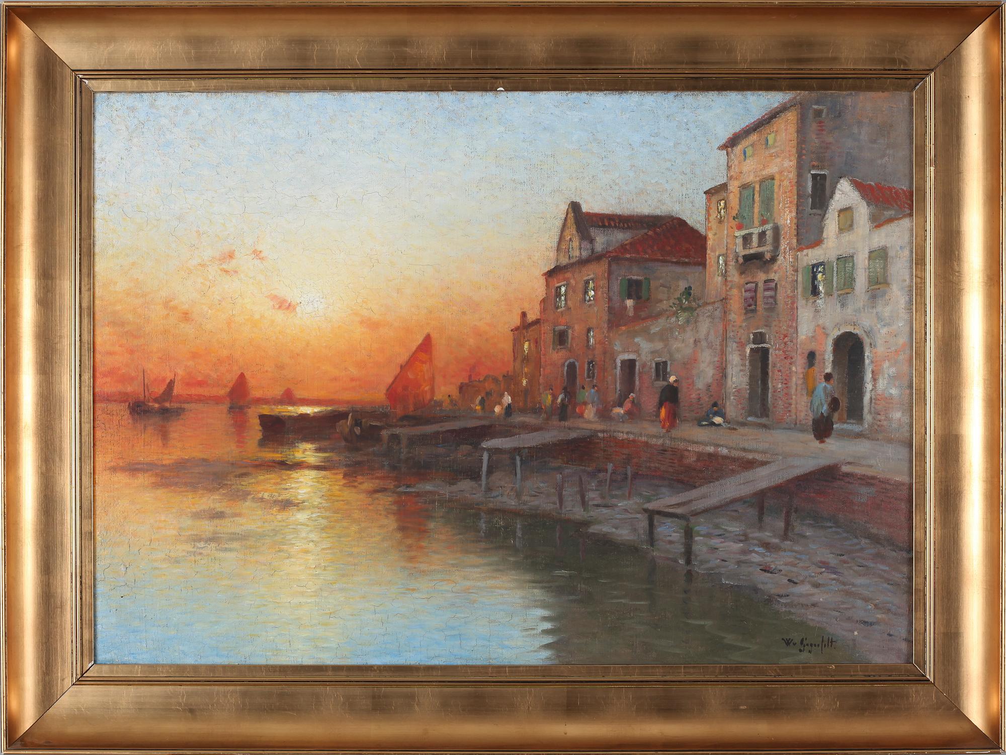 oil on canvas, signed.