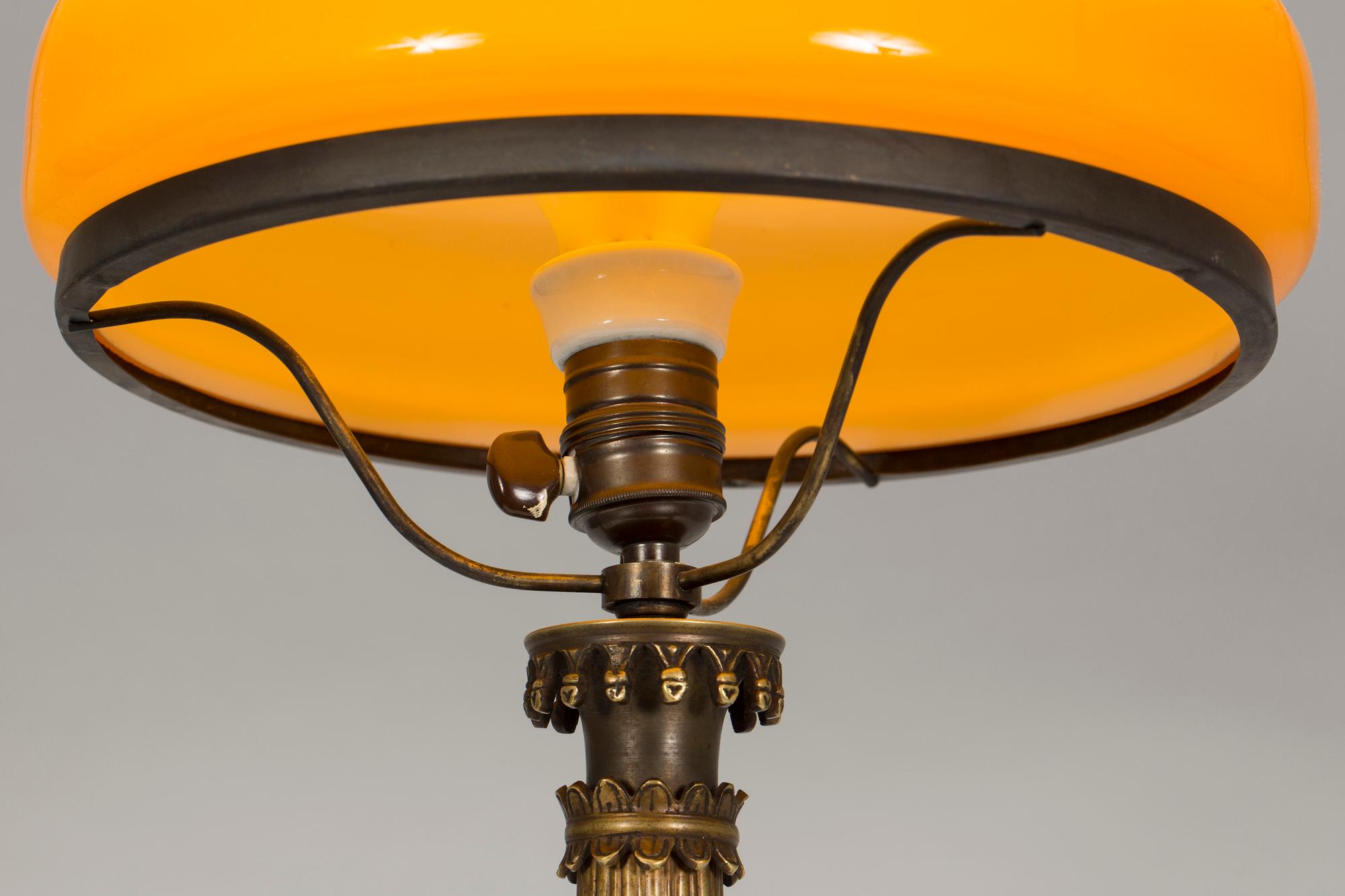 BORDSLAMPA, empirestil 1900-tal.