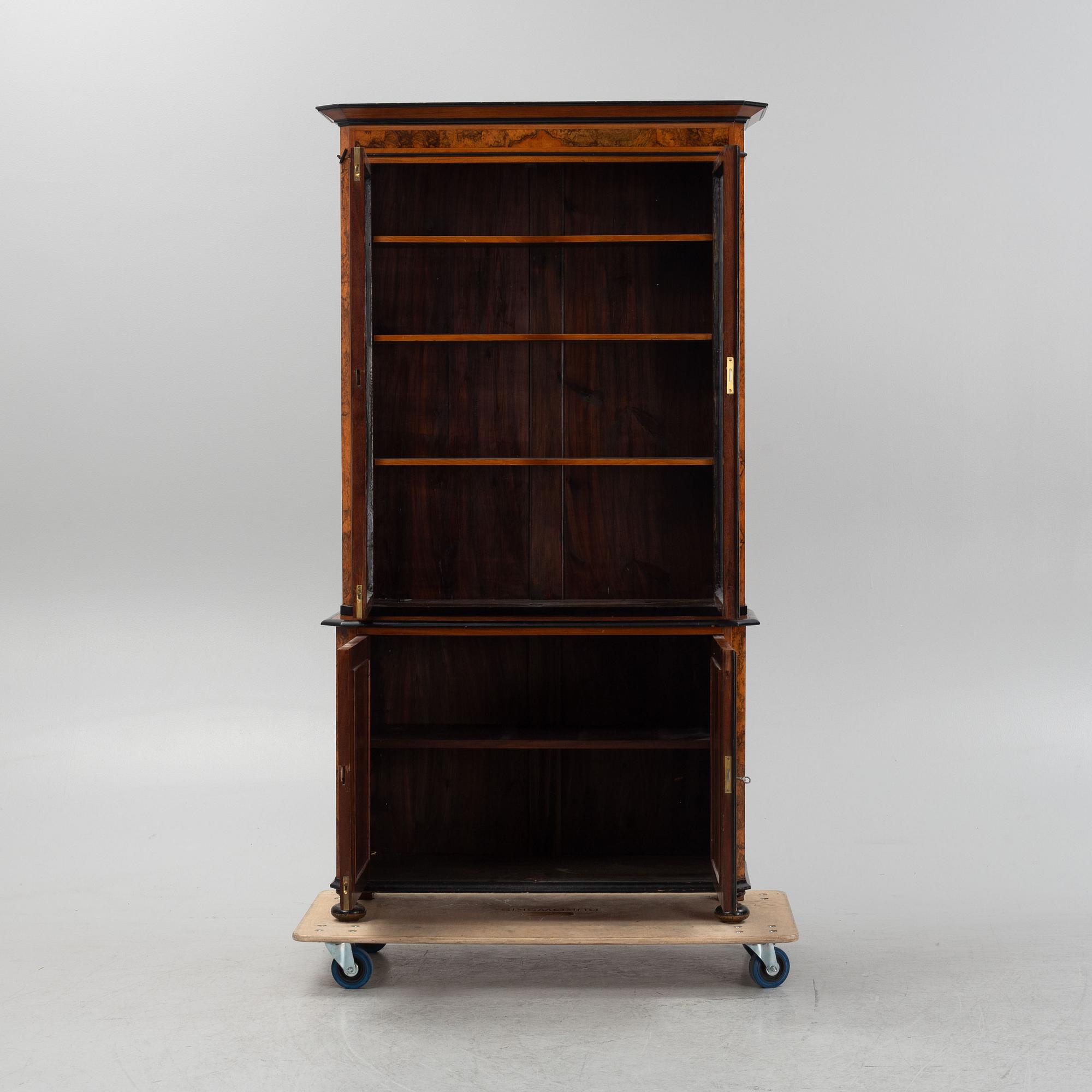 Bookcase, late 19th century.