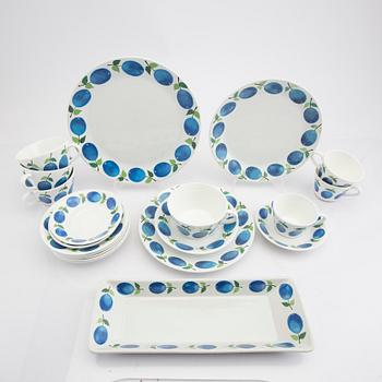 Stig Lindberg, servis  13 dlr "Prunus" Gustavsberg.