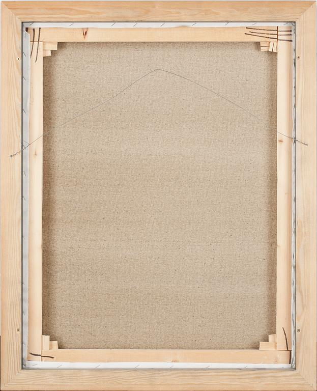 ENRICO BAJ, färglitografi på canvas, signerad och daterad 691/1200.