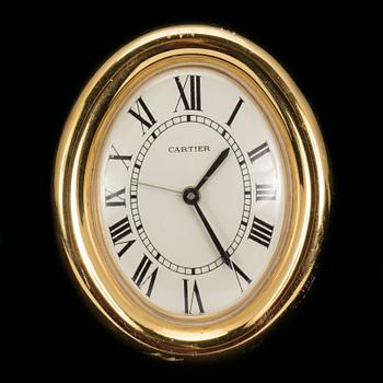 VÄCKARKLOCKA,  CARTIER QUARTZ, 1900-talets andra hälft.