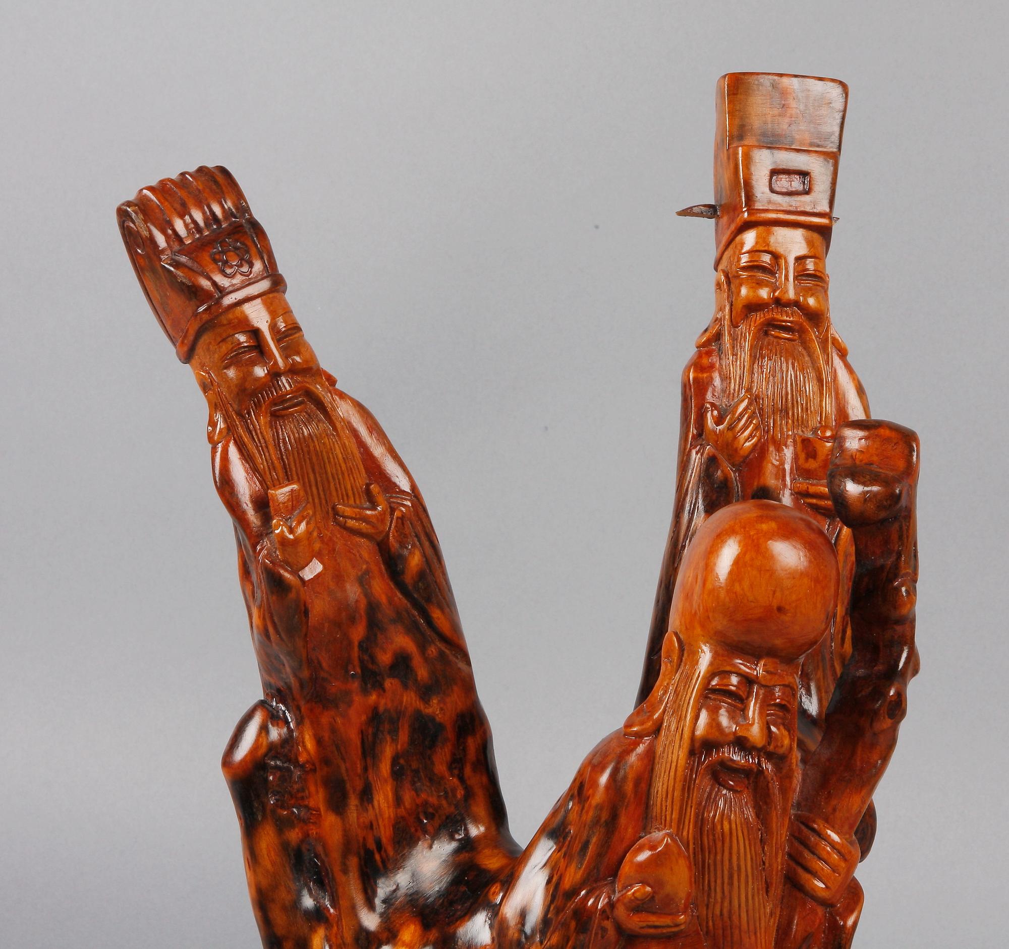 FIGURIN, rotträ, Kina, 1900-tal.