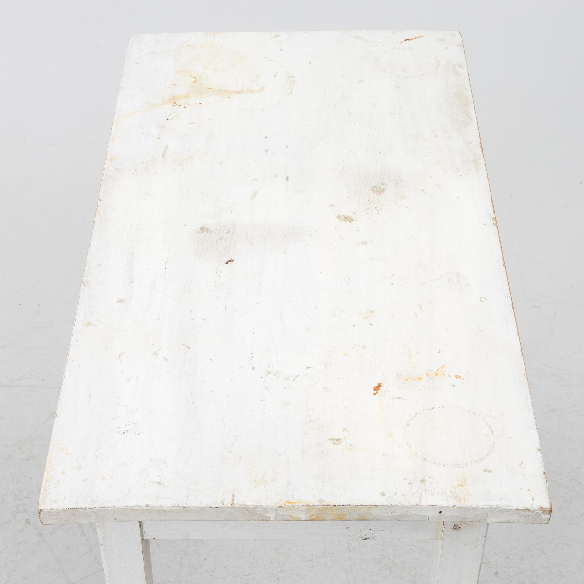 A side table, early 20th Century.
