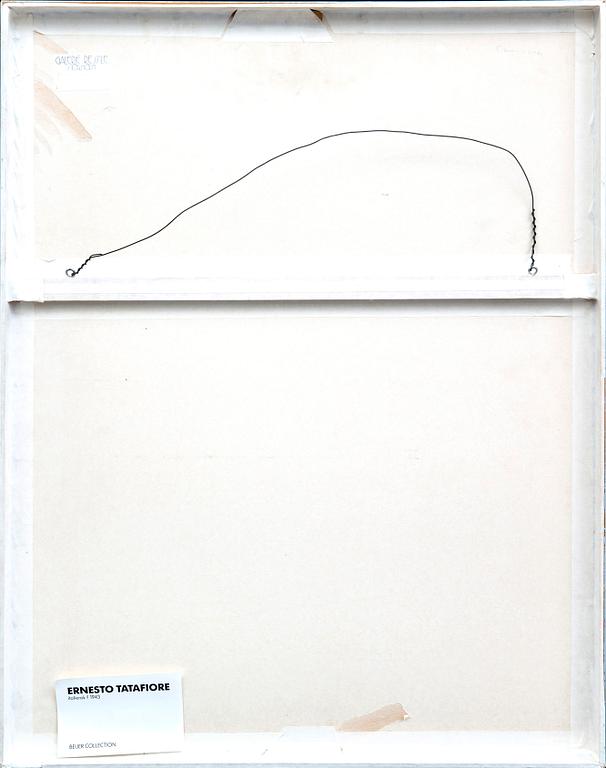 Ernesto Tatafiore, mixed media signed.