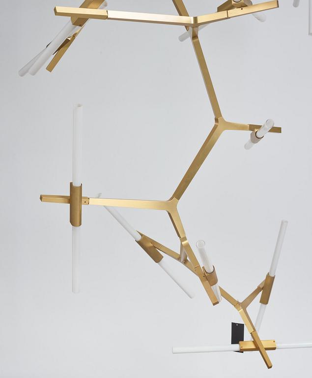 Lindsey Adelman, taklampa, "Agnes Chandelier 40", Roll and Hill, USA, efter 2010.