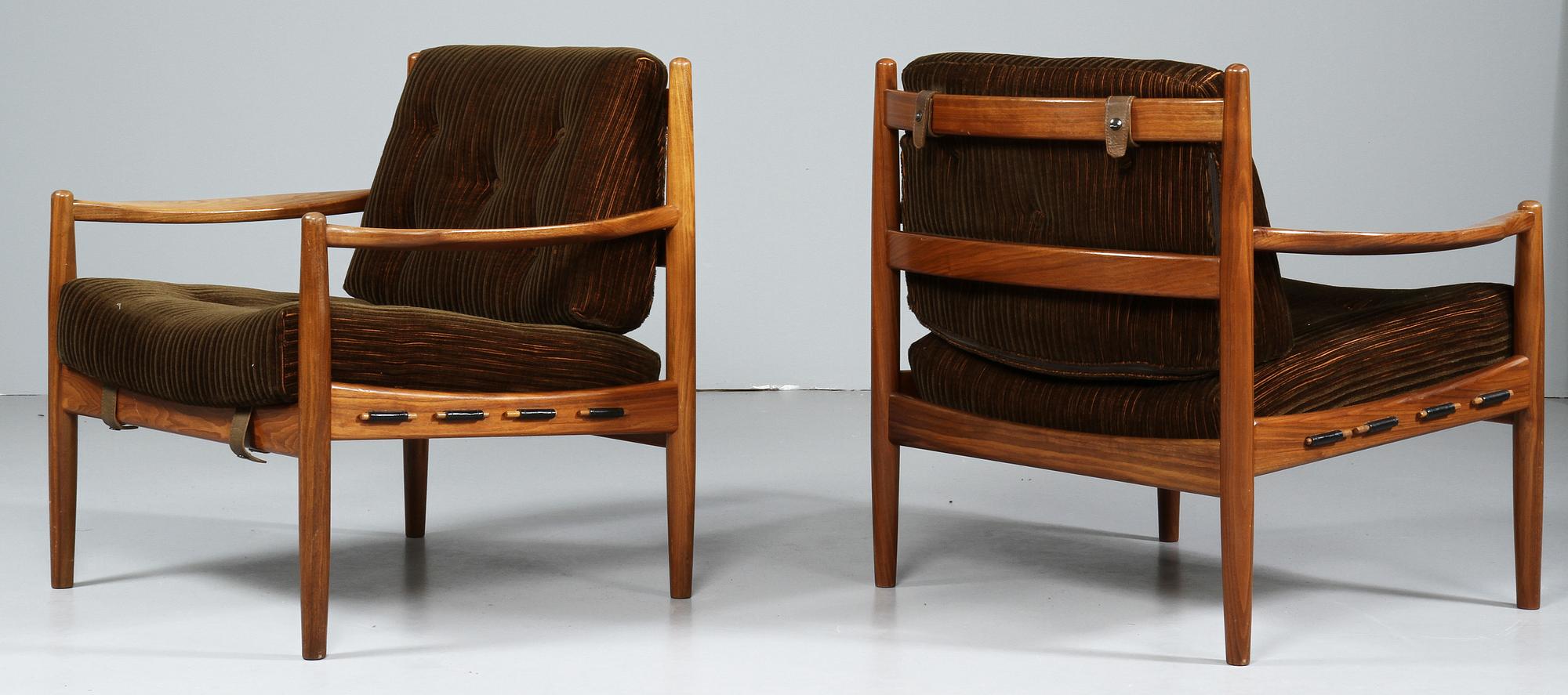 FÅTÖLJER, ett par, Ingemar Thillmark, Ope, 1900-talets tredje kvartal.