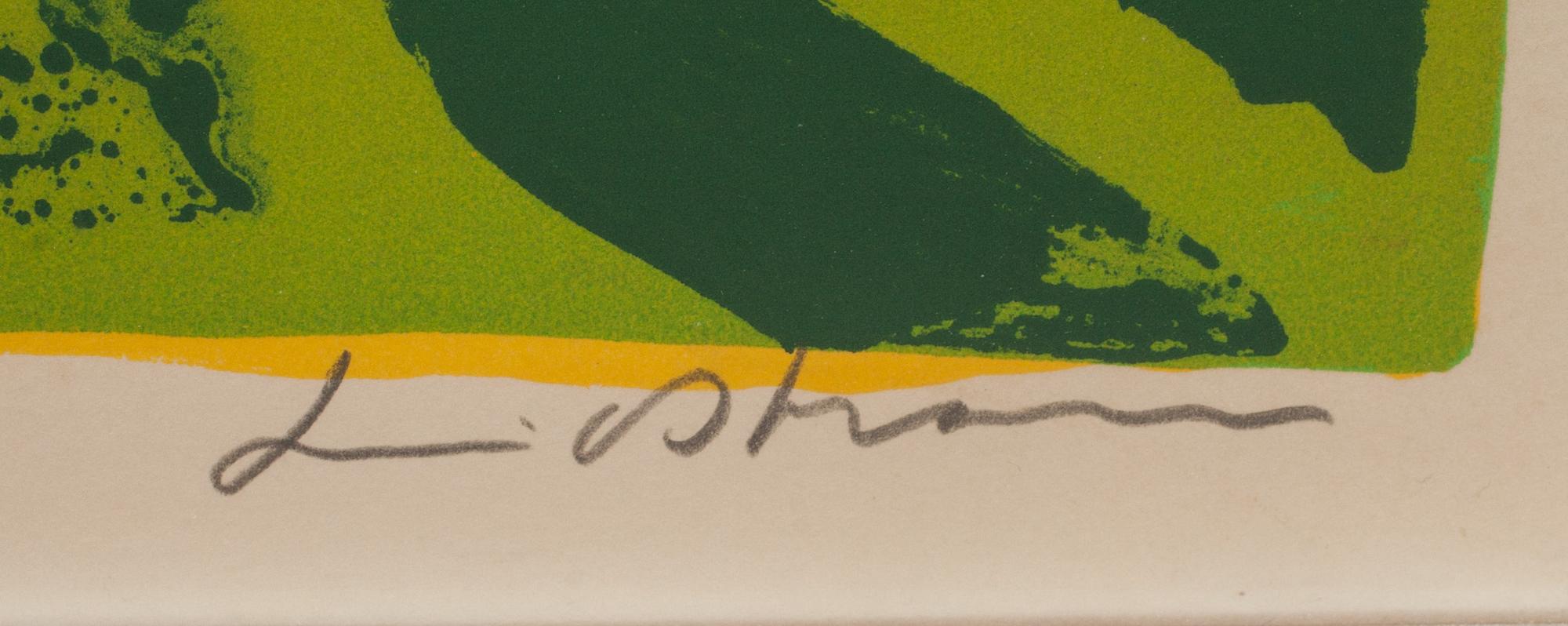 BENGT LINDSTRÖM, färglitografi, signerad och numrerad 54/150.