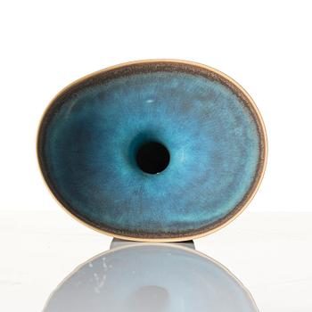 Stig Lindberg, a stoneware vase, Gustavsbergs studio Sweden 1961.