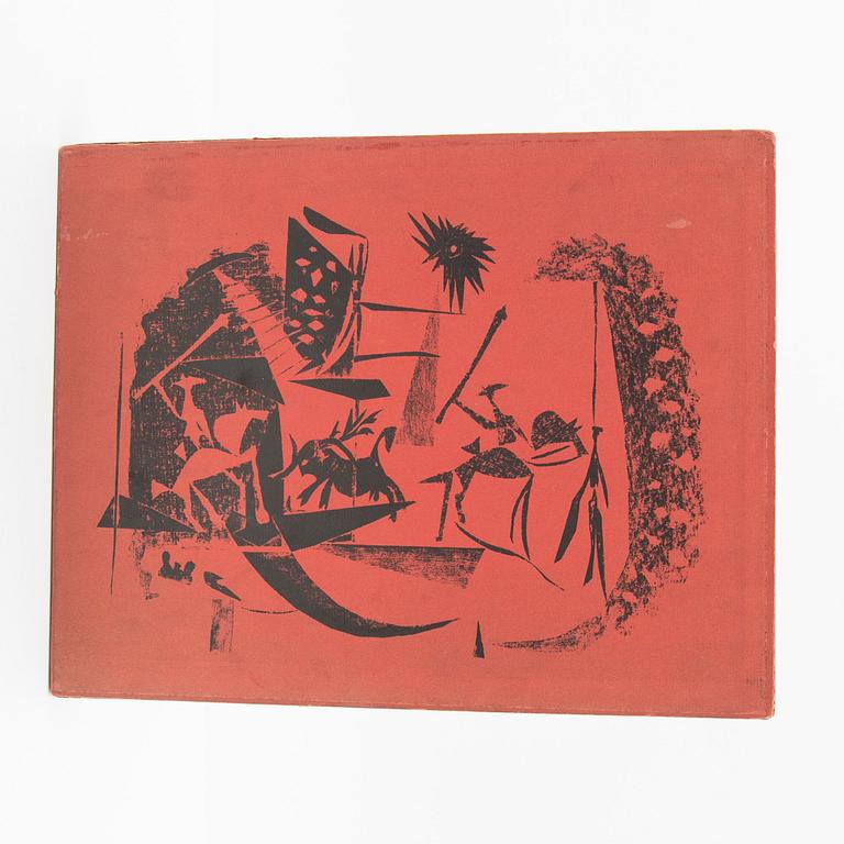 Pablo Picasso, bok, "Toreros", med fyra litografier, André Seuret, Monte Carlo, 1961.