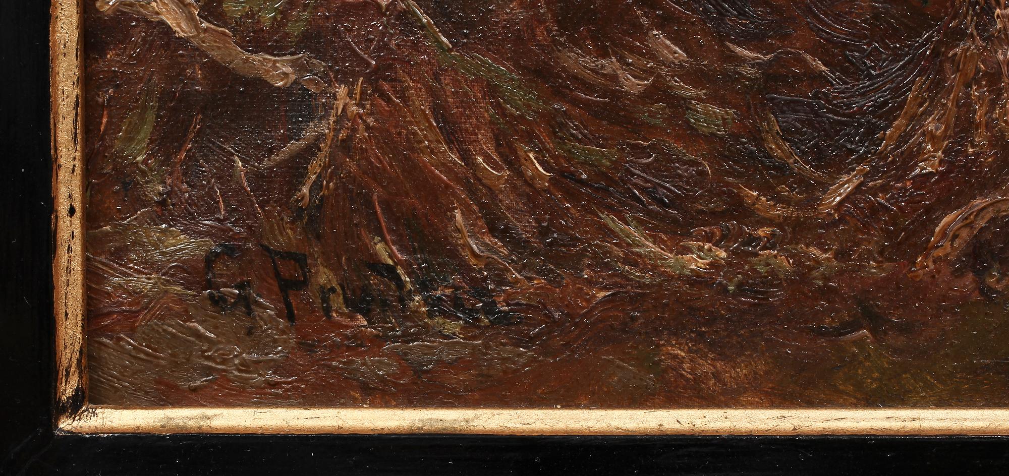 GUSTAV PRUCHA, olja på duk, sign.