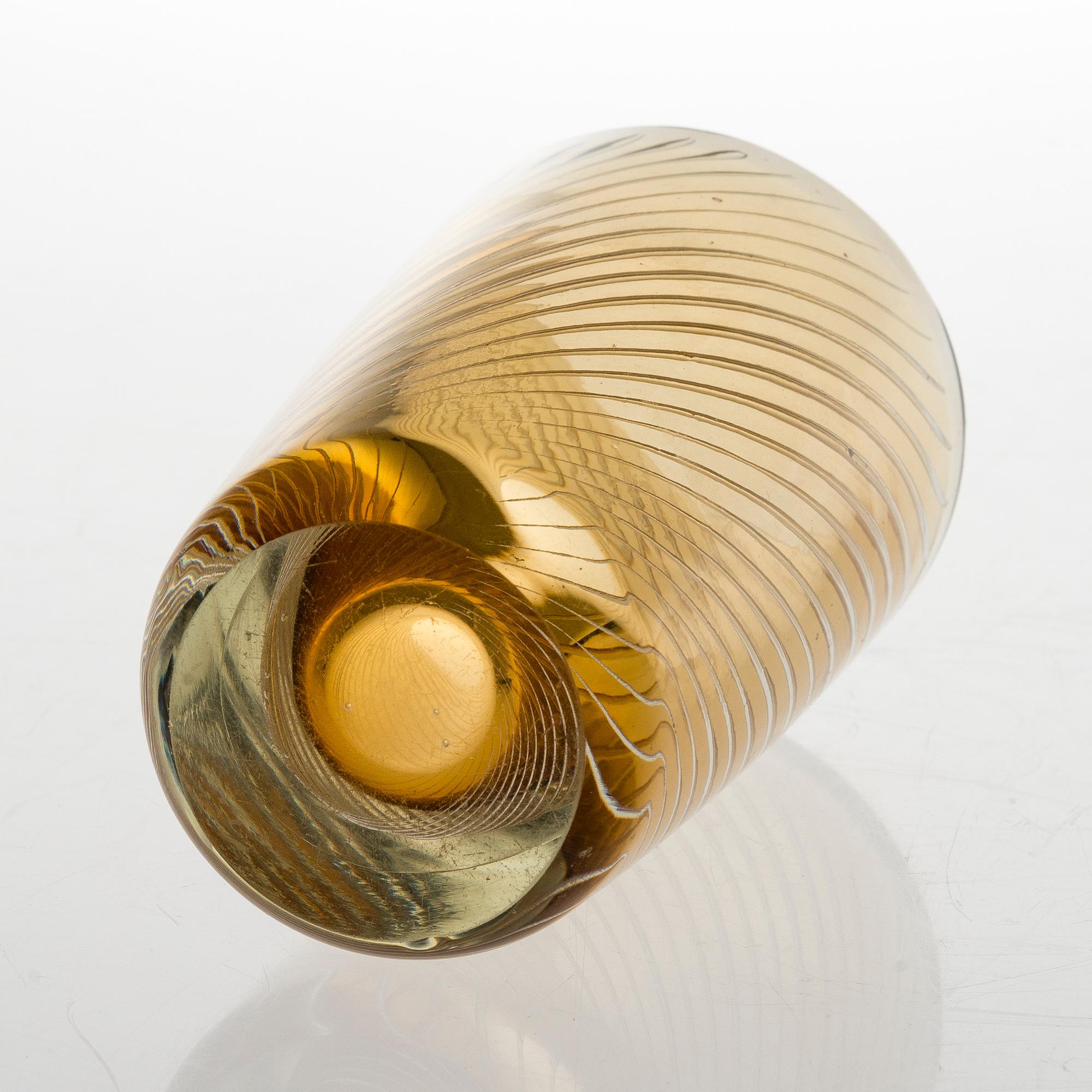 KAJ FRANCK, VAS, glas, "Vire", signerad med syrapenna.