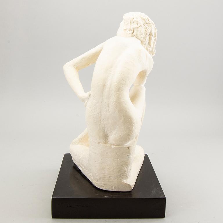 Stig Blomberg, a signed plaster sculpture.