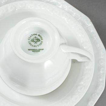 MATSERVISDELAR, 63 delar, "Classic rose", Rosenthal, 1900-talets andra hälft.