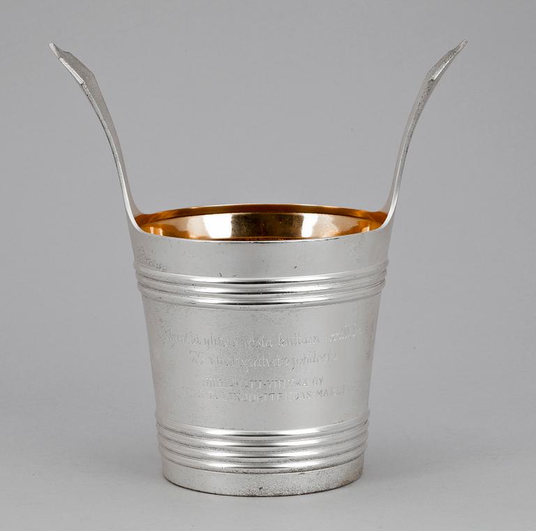 VINKYLARE, silver, Finland. Kultateollisuus Ky, Åbo, Finland 1958. 745g.