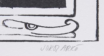 JORDI ARKÖ, litografier, 4 st, sign o numr.