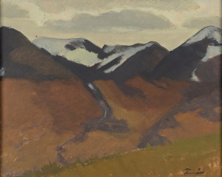 Vera Frisén, Mountain Landscape.