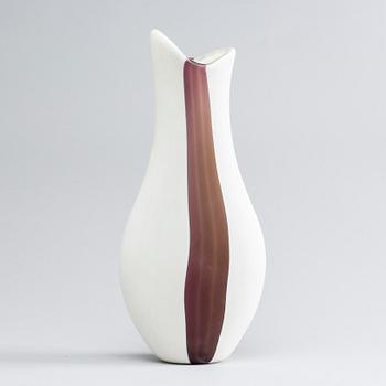 A VITTORIO FERRO MURRINE GLASS VASE FOR FRATELLI PAGNIN, 1990-2000.
