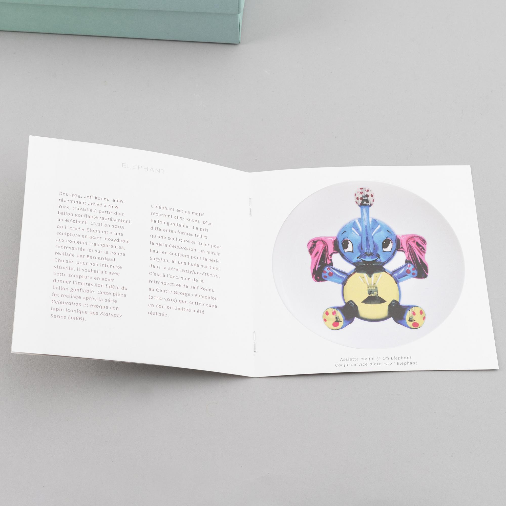 Jeff Koons, plate/multiple, 790/2500.