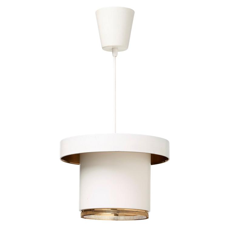 ALVAR AALTO, taklampa, "A201", Valaistustyö, Finland 1950-tal.