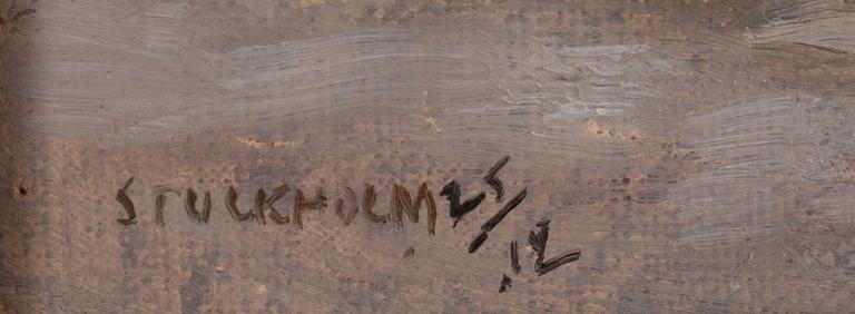 Erik Tryggelin, Vintervy mot Riddarholmskyrkan.