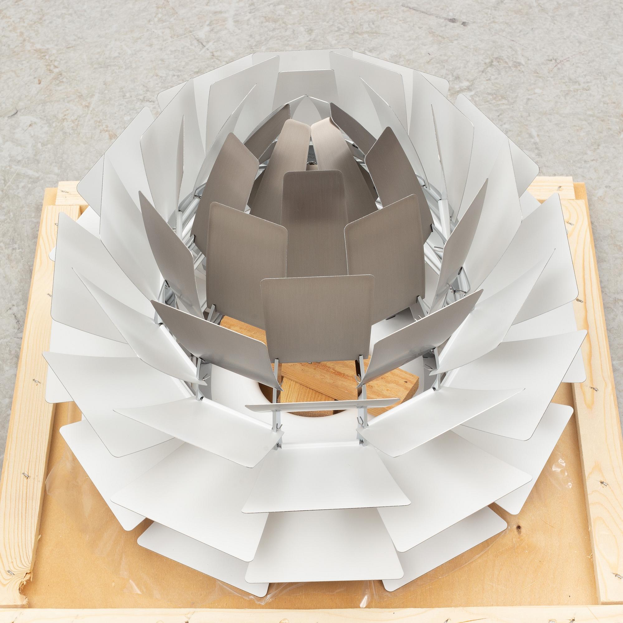 Poul Henningsen, taklampa "PH Kotte", "Artichoke", Louis Poulsen.