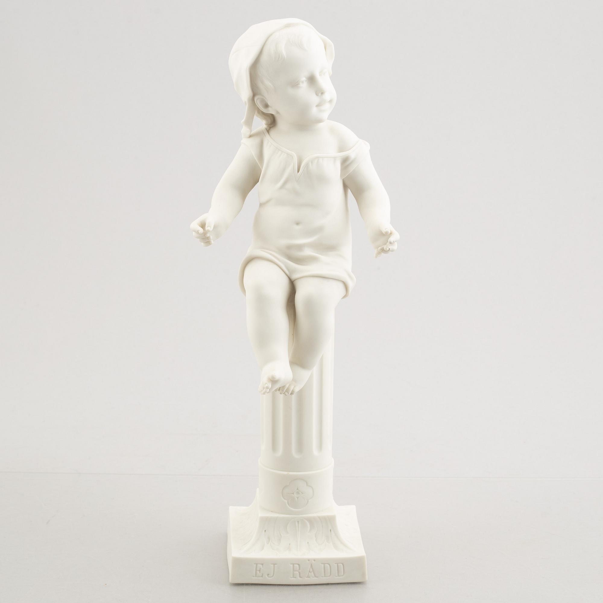 Three figurines, Gustafsberg, circa 1900.