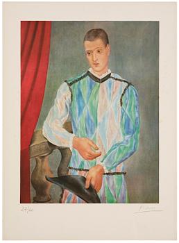 946D. Pablo Picasso, after, "Harlequin".