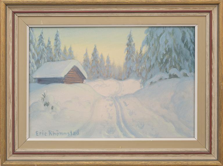 ERIC RHÖNNSTAD, olja på duk, signerad.