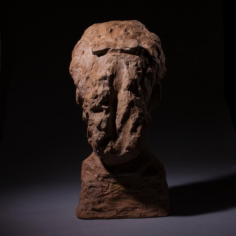 OKÄND KONSTNÄR, rödlera, signerad, daterad -47 och numrerad I/V.