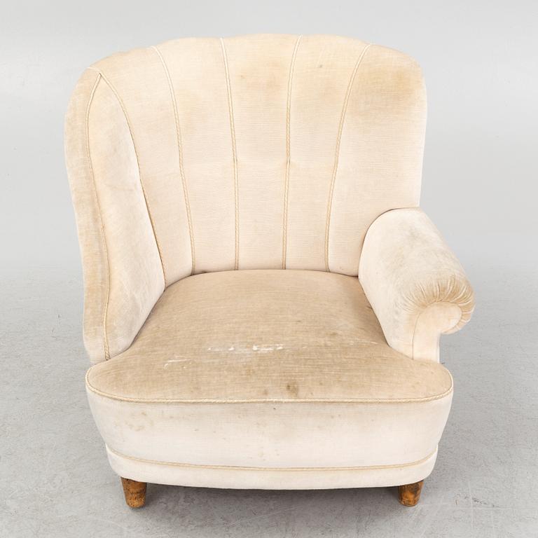 A Swedish Modern armchair, mid-20th century.