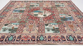 Carpet, Tabriz, approx. 423 x 330 cm.